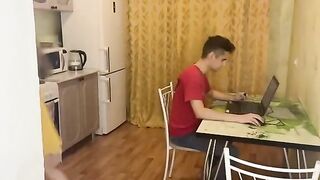 The computer broke down, so I called a friend to fix it, and he had sex with me