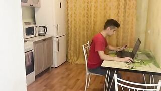 The computer broke down, so I called a friend to fix it, and he had sex with me