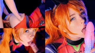 Asuka Langley’s slutty side revealed in intense scene