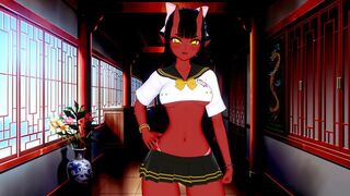 Succubus fucks with the guy in POV style