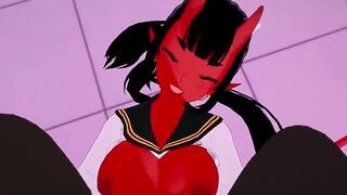 Succubus fucks with the guy in POV style