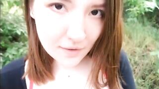 Sexual Asian girl has sex with the first guy in a new city