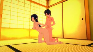 Hinata Hyuga gets fucked by her classmate in POV style