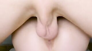 A woman has a squirting orgasm while fucking with an amazing amateur