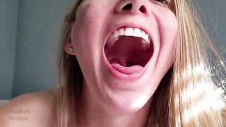 Tour of my mouth: drool and spit sounds await