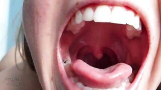 Tour of my mouth: drool and spit sounds await