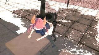 Hentai sex with Kobayashi and Iruru in 3D is what I like