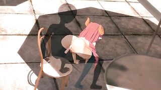 Hentai sex with Kobayashi and Iruru in 3D is what I like