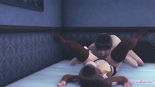 Mikasa gets her cunt eaten and banged in this Attack on Titan hentai