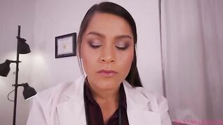 The doctor gave Meana Wolf some pills and jerk off instructions
