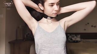 Schoolgirl gets punished with nipple clamps at a hardcore casting