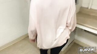 Siri Dahl gets her mouth filled with cum in a BJRAW scene