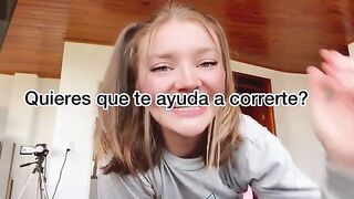 Babe with big ass enjoys solo masturbation in Spanish, reaching intense climax