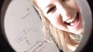 Miss Sunny Lane is an expert in the art of fellatio