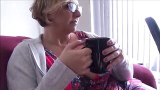 The stepmom welcomes her step son back home after his therapy sessions