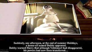 The Nasty Harry Potter meets Ginni, the sexy sister, in an intense 3D encounter