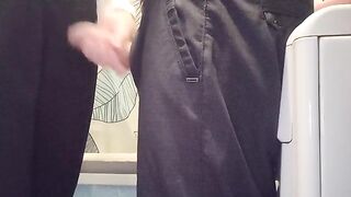 The girl was justified when she fucked a friend in the bathroom