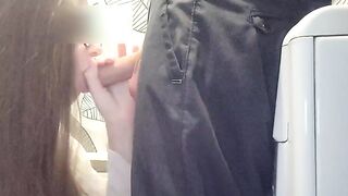 The girl was justified when she fucked a friend in the bathroom