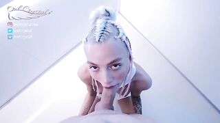 Cosplay sex with a cute, petite babe in space attire
