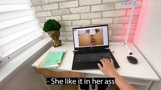 A stepson was caught masturbating with pictures of his sexy stepmom