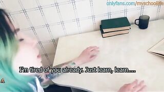 A teacher fucked in the ass a schoolgirl who said fuck you - MySchoolLife