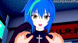 Xenovia Quarta getting fucked by pervert in High School DxD