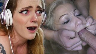 Most powerful cock ever, insane reaction with Carly Rae!