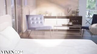 Voluptuous Kayley gets a special deep massage session by a skilled professional