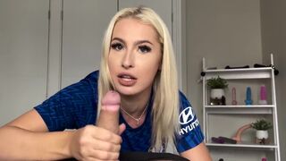 The cutie blonde in doggy style got a messy award for her participation in the award