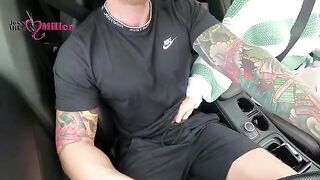 My slutty wife gave me a blowjob while driving, damn hot!