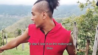 Mariana pays for car repair with her sweet pussy on the street