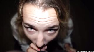 The petite girl was almost caught while having sex on the public playground