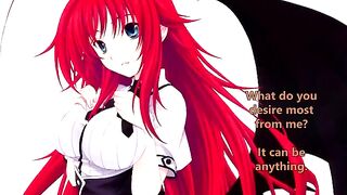 Rias Gremory welcomes her new servant with a cold shower - hentai JOI