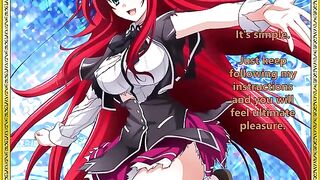Rias Gremory welcomes her new servant with a cold shower - hentai JOI