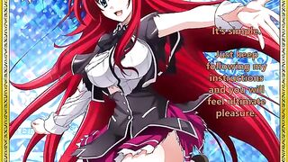 Rias Gremory welcomes her new servant with a cold shower - hentai JOI