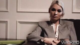 Kenzie Taylor gets a therapy session with two guys who fuck her hard
