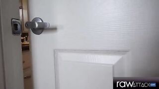 Skinny brunette Sera Ryder gets fucked hard by a big cock in POV