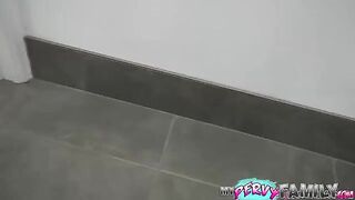 My stepmom is angry with my dad and fucks me hard