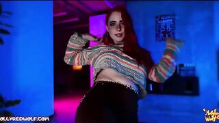 A hippie girl just won't leave your place - MollyRedWolf