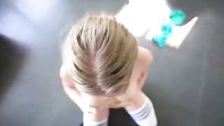 A nice man fucked sweet teen Scarlet Chase in the gym, creating a steamy SecretCrush4k video