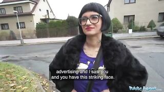 Candy Scott gets her pussy filled with cash by Public Agent