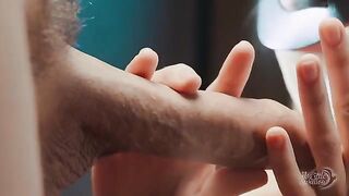 This is what a real cumslut should do with used condoms. Drain the load
