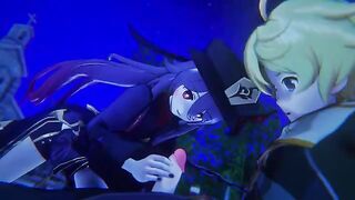 Hu Tao Genshin Impact 3D HENTAI Remake Shortver - Doggystyle action awaits!