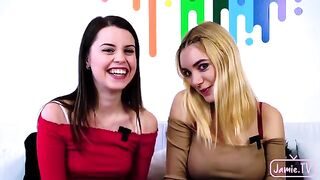 Two girls shared cock of Nico Nice in an intense session