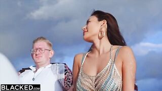 Gorgeous Rae Lil Black deserts her BF for a handsome stranger