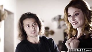 A widow reminded her husband of their past with a redhead twist