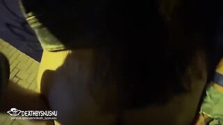 I fucked a Spanish amateur in the street after a party in Murcia