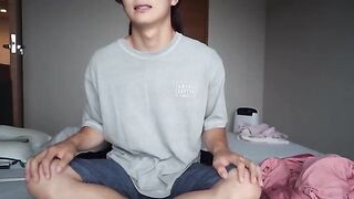The hottest girl in the world gives a guy a femdom blowjob