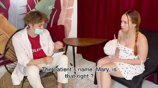 The doctor checked the girl, then she confessed to having lied about her virginity