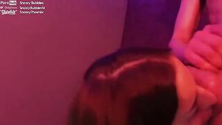 Girl's face is a mess after being deepthroated hard